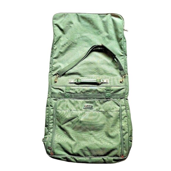 Airway USA Other - Airway USA Garment Bag 72" Green Nylon Travel Suit Carrier